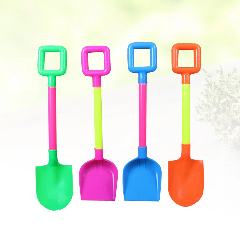 4 Pcs Kids Tools Beach Shovel Set Sand Toy Palstic Spade Playing with Toys Child