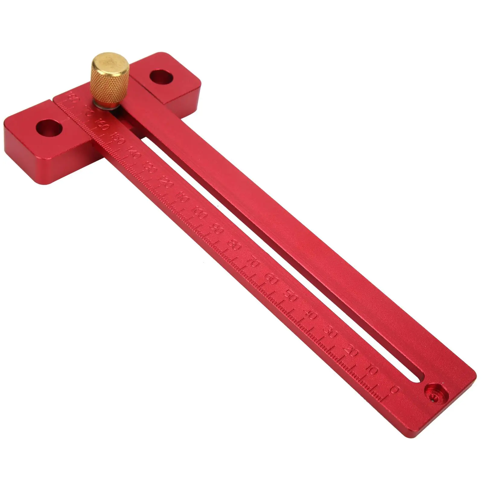 200mm T-Type Aluminum Alloy Ruler Scriber Tool for for woodworking Measurement