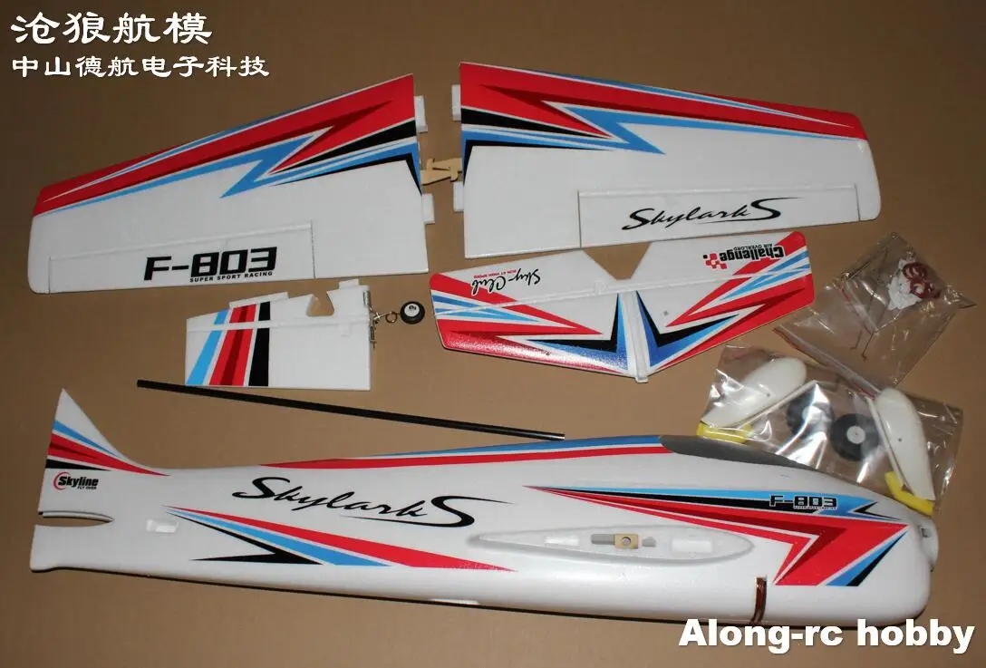 飛行機のフォームrcスポーツ飛行機モデル,ホビーおもちゃ,F-803 mm,wingspan f3a SKyLARks 3a rc飛行機キットまたはpnpセット,1000