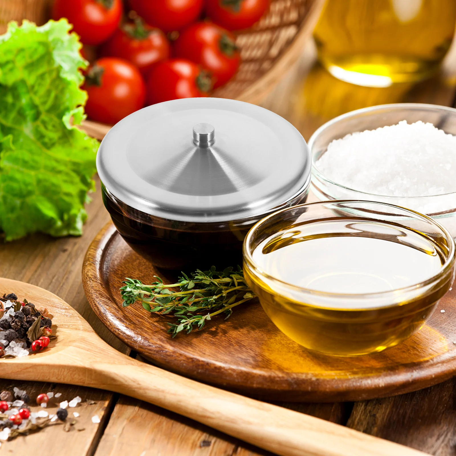 

4pcs Stainless Steel Cup Lids Leak-Proof Heat Resistant Mug Cover For Coffee Tea Bottle Universal Household Use