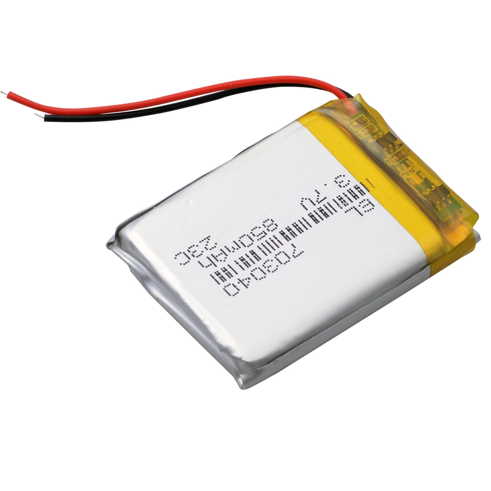 3.7V 850mAh 703040 zamiennik akumulator litowy Lipo polimerowej dla robota cozmo