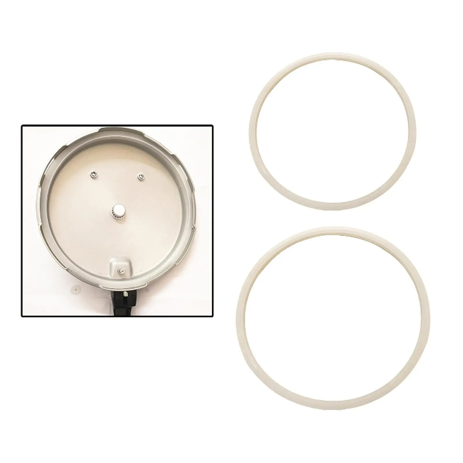 Electric Pressure Cookers Parts, Replacement Gasket Silicone Portable Pressure Cookers Sealing Ring for Cookware Accessories