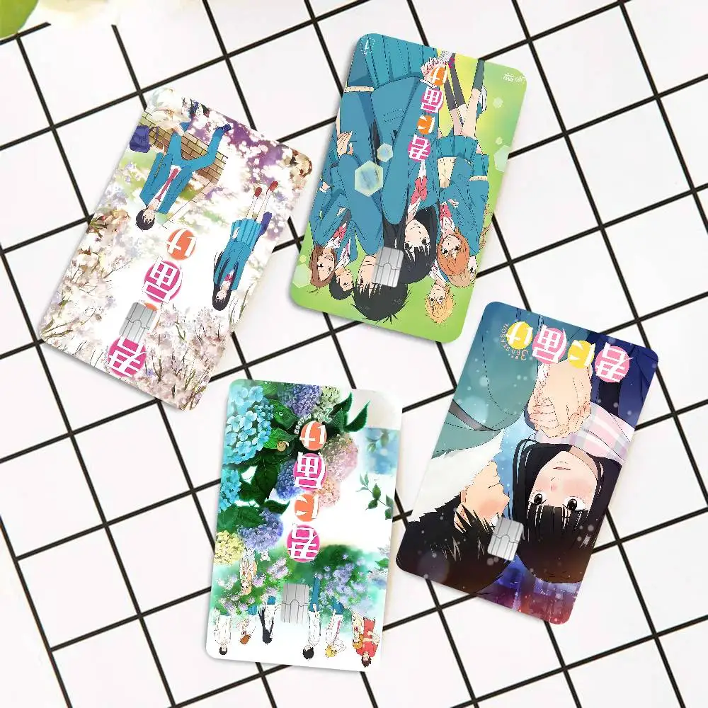 Kimi Ni Todoke Anime Anime Cartoon Bear Skin Sticker Film Tape Case for Big Credit Debit Card Front Side