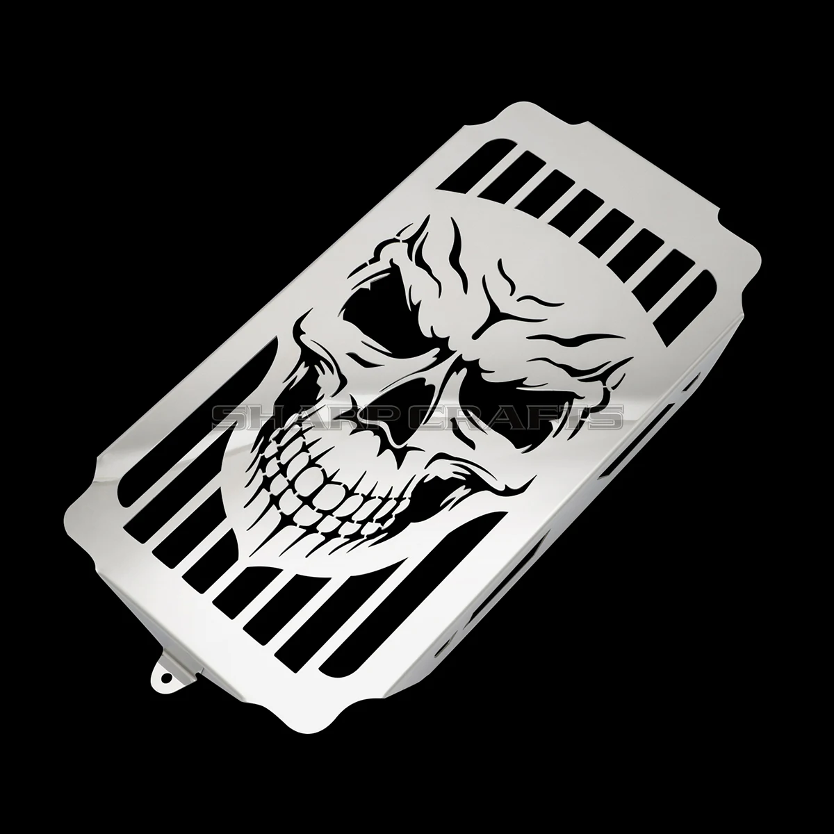 Steel Chrome Skull Radiator Grill Cover Guard Protector For Honda Shadow VT1100 Spirit Sabre 1987-2007 Motorcycle Accessories