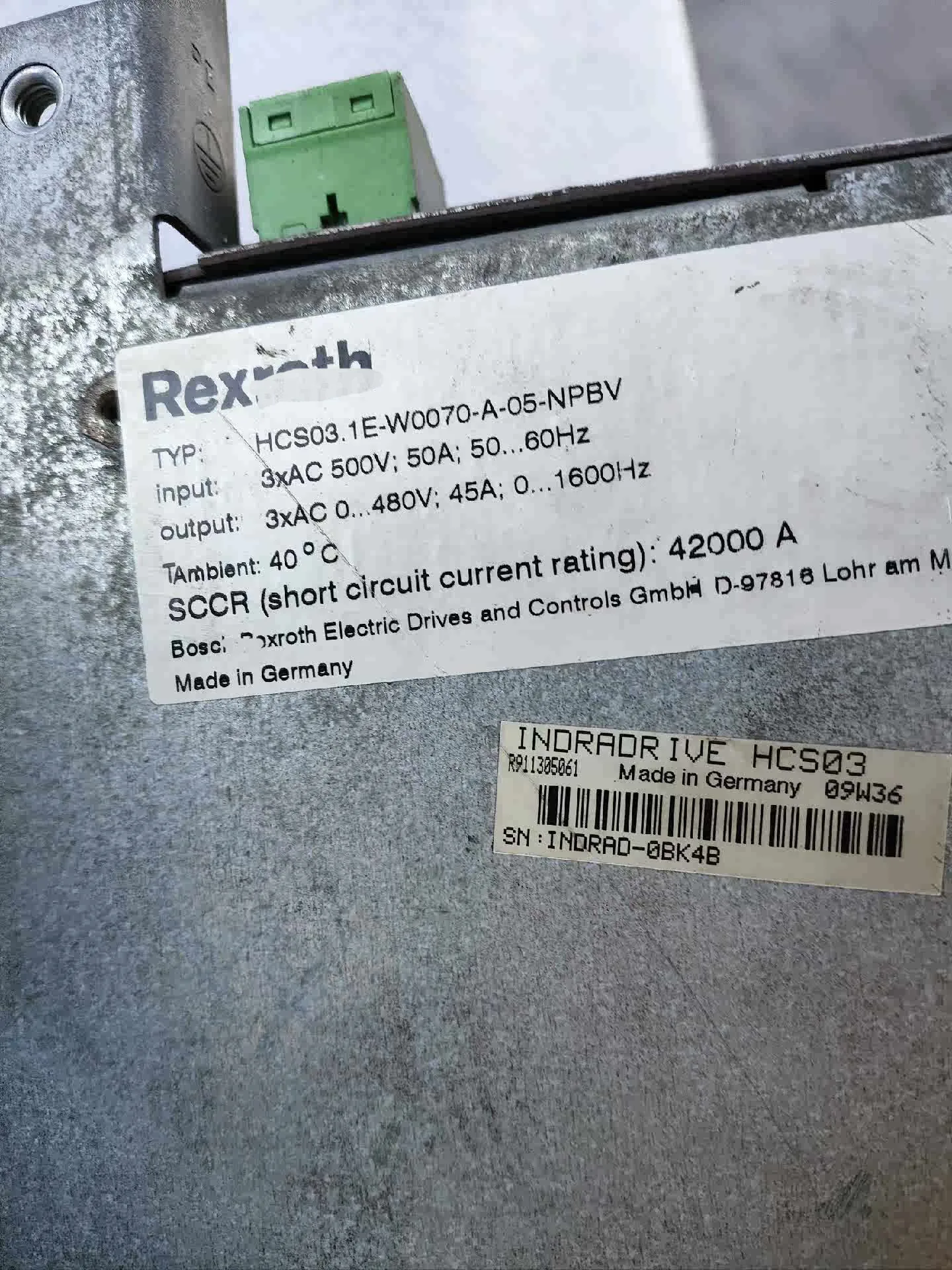 HCS02.1E-W0070-A-03-NNNN HCS03.1E-W0070-A-05-NNBV Servo Drive for Rexroth