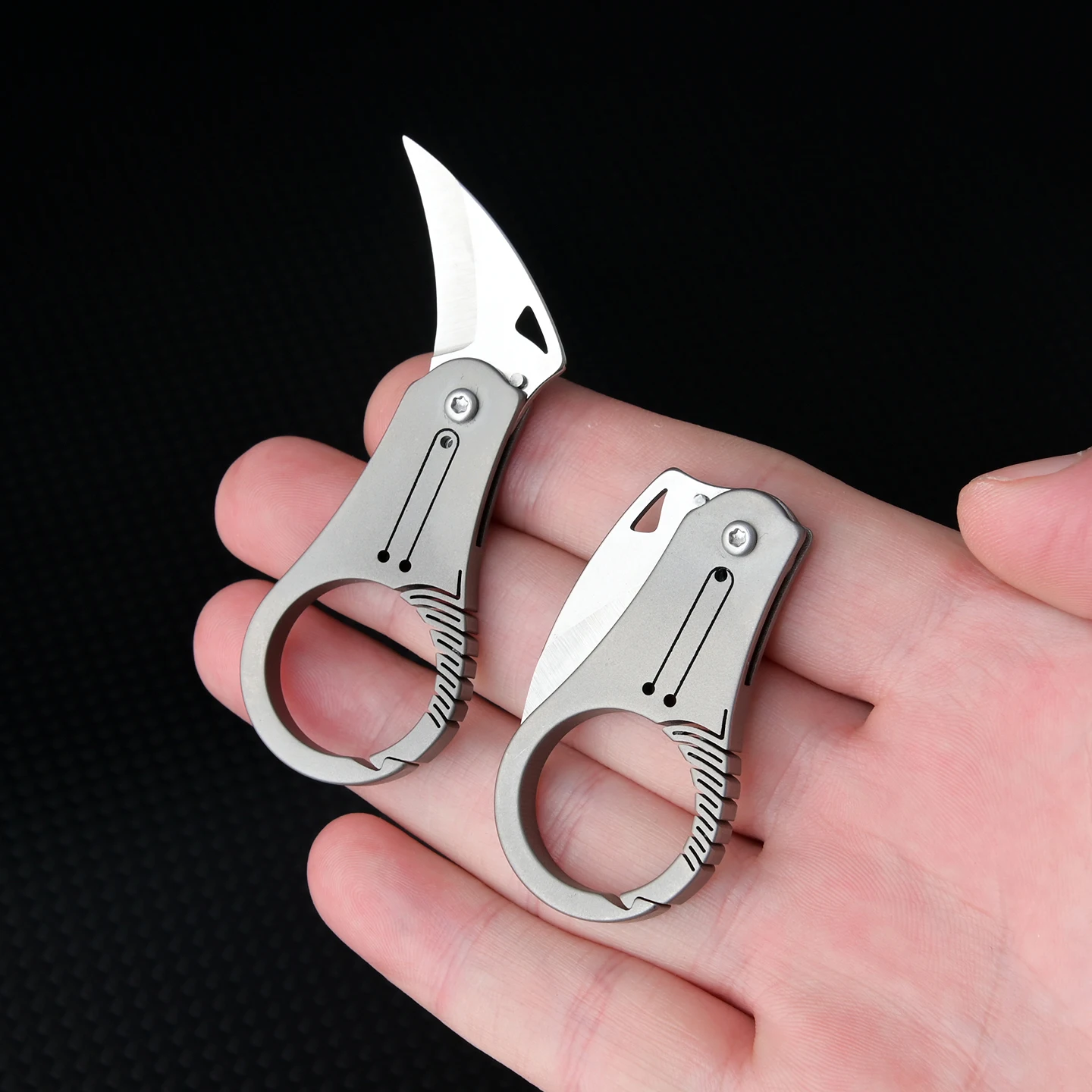 2026 Titanium Alloy Mini Knife Demolition Express Knife Keychain Pendant Letter Opener Unboxing Portable EDC Tools
