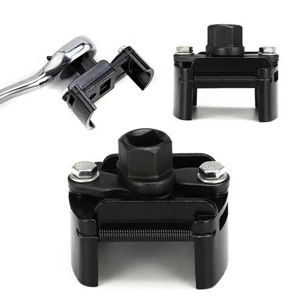 Universal Adjustable New Two-Jaws Oil Filter Wrench Filter 60-80mm Filter Wrenches Remover Steel Fuel Cast Two-Claw P2D7