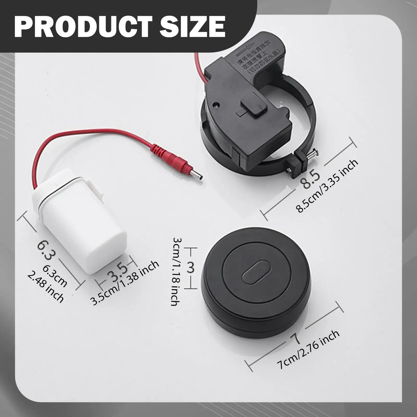 

Automatic Toilet Flusher Kit,Intelligent Toilet Flushing System Water Tank Accessories Toilet Repair for Public Toilets Bathroom