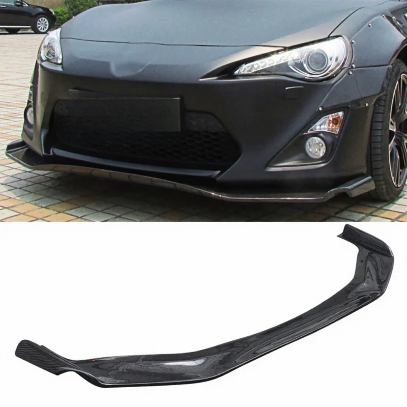 High Quality Rocket Bunny GT Style Carbon Fiber Fit Anti-Corrosion Front Lip Spoiler FT86 GT86 FRS Hot Selling