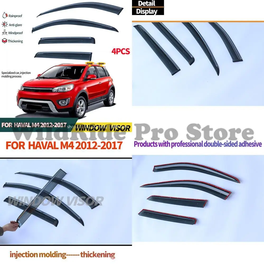 

1 set For Haval M4 Florid Cross Window Visor Rain Guard Suitable for Great Wall Haval M4