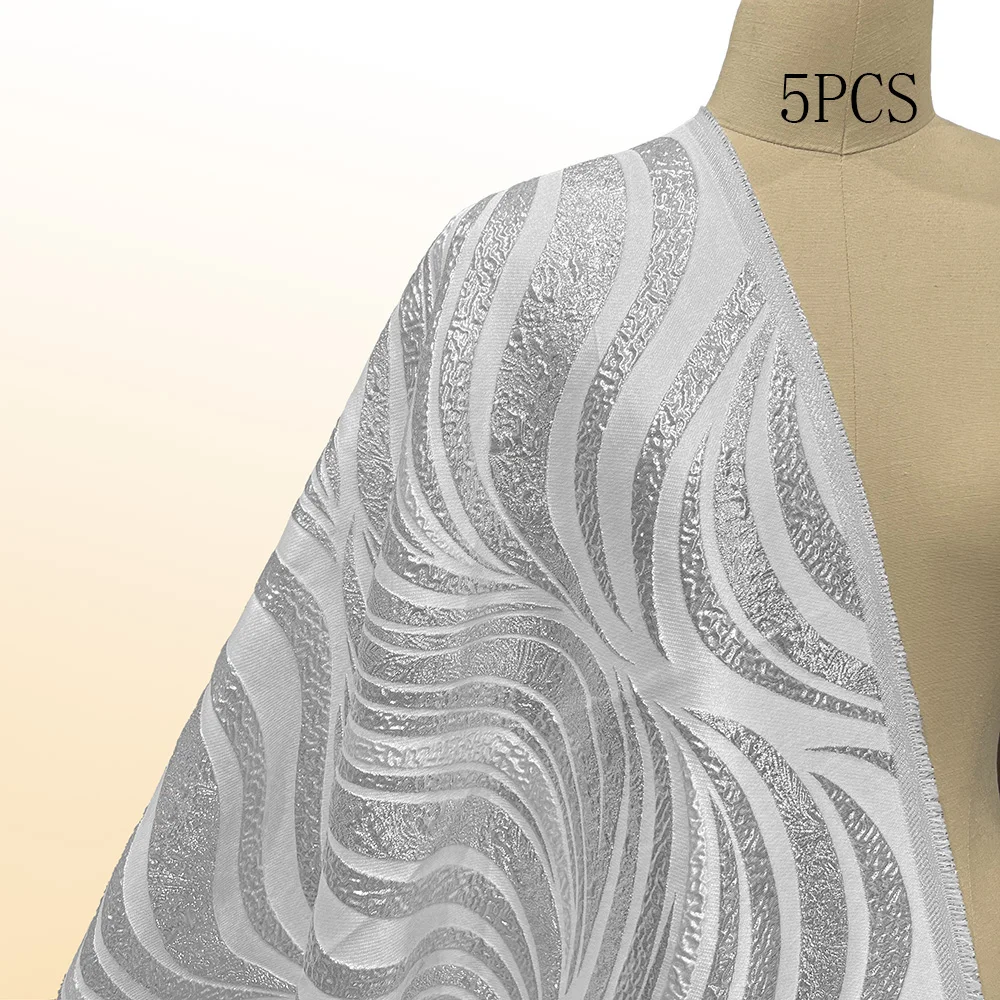 

High Quality Jacquard Lace Fabric 5 Yards French Brocade Fabric