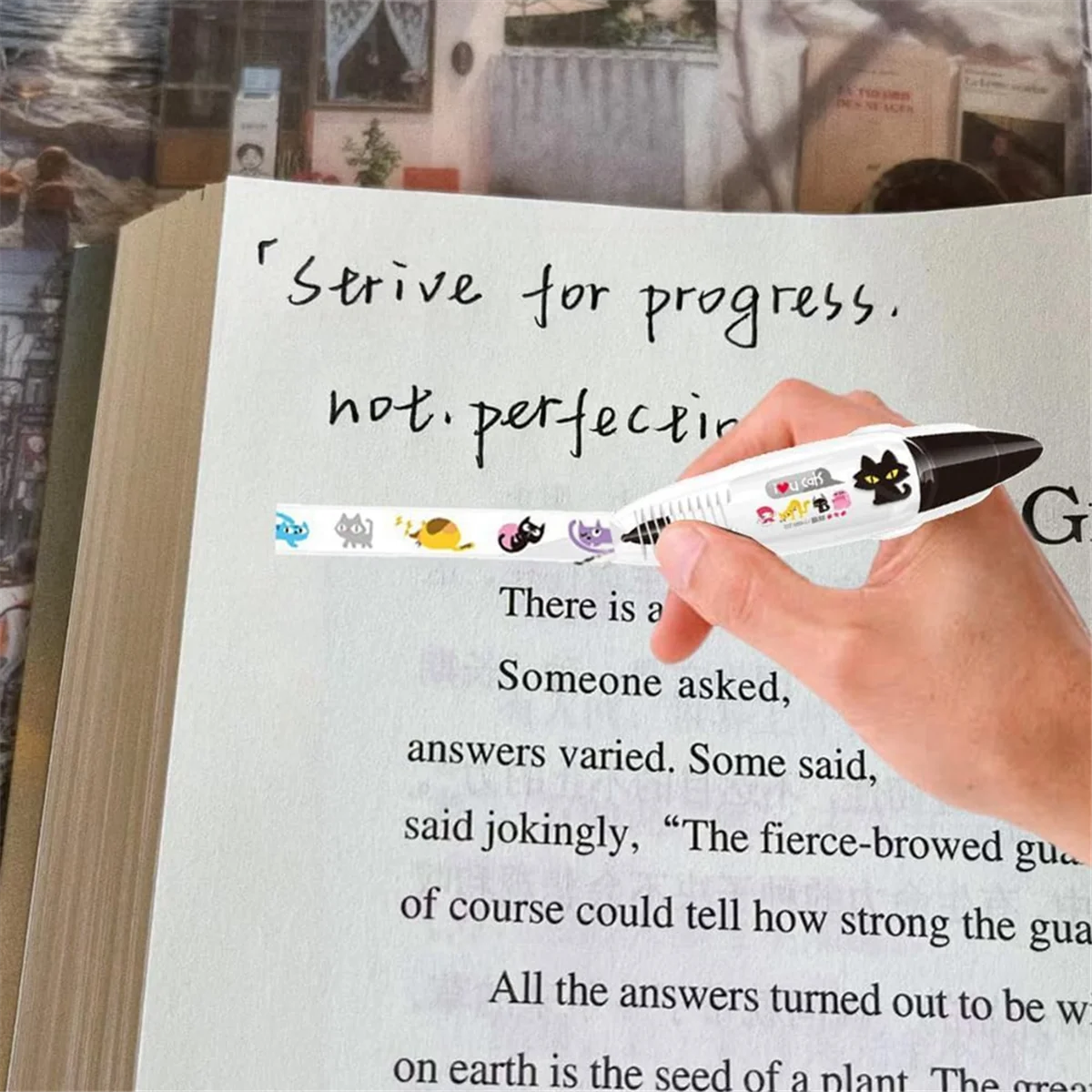 قلم زخرفي من نوع الضغط على الحيوانات اللطيفة ، قلم شريط تزيين الدانتيل ، شريط تصحيح نمط الكرتون ، تصنعه بنفسك ، 3 *