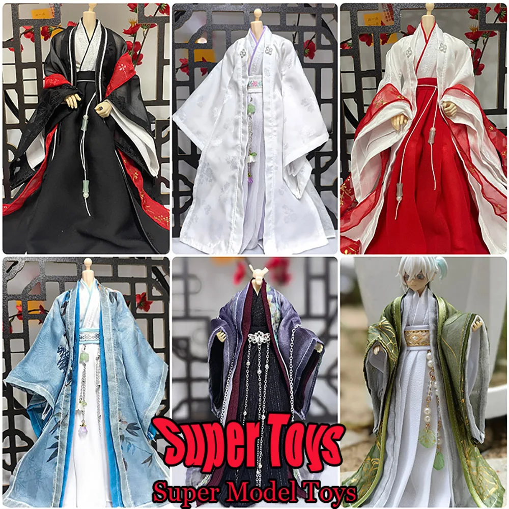 

In Stock 1/6 Scale Male Soldier Clothes Accessory Ancient Traditional Chinese Hanfu For 12-inches Action Figure Model Doll