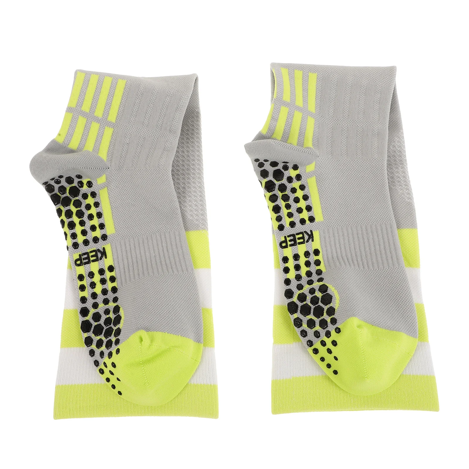 

1Pair Anti-Slip Compression Socks Men Athletic Knee High Sports Socks High Elasticity Muscle Support Running Cycling Travel