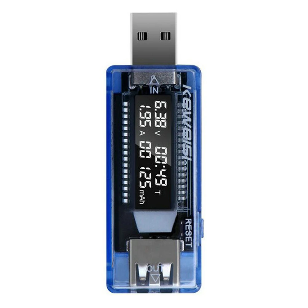Laboratory Use Capacity Tester Power Monitor Compact Current Voltage Testing Device Discharge Monitor Error Range 1