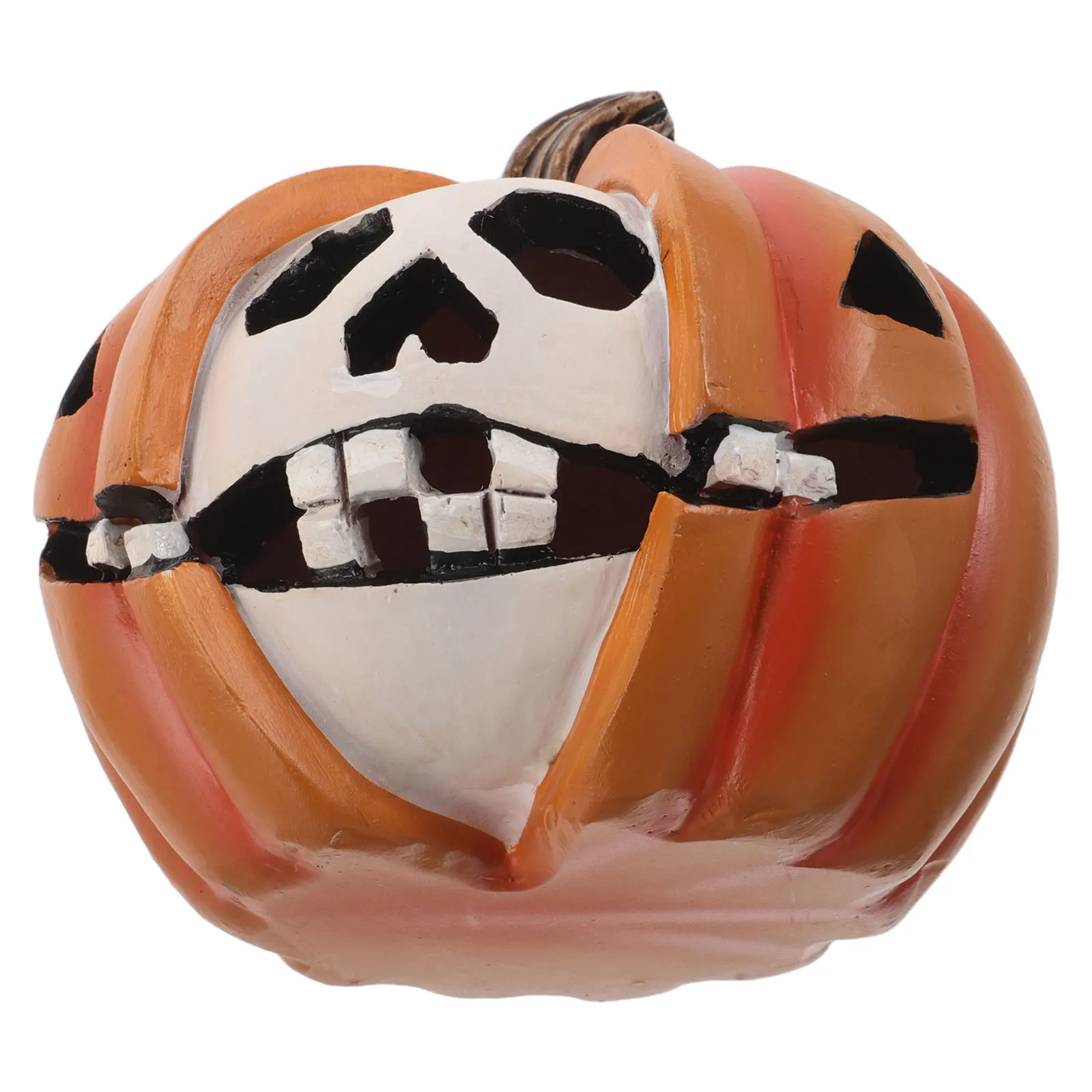 

Halloween Pumpkin Skull Gothic Resin Spooky Table Centerpiece Elegant Home Decor Halloween Pumpkin Decor Resin Skull Sculpture