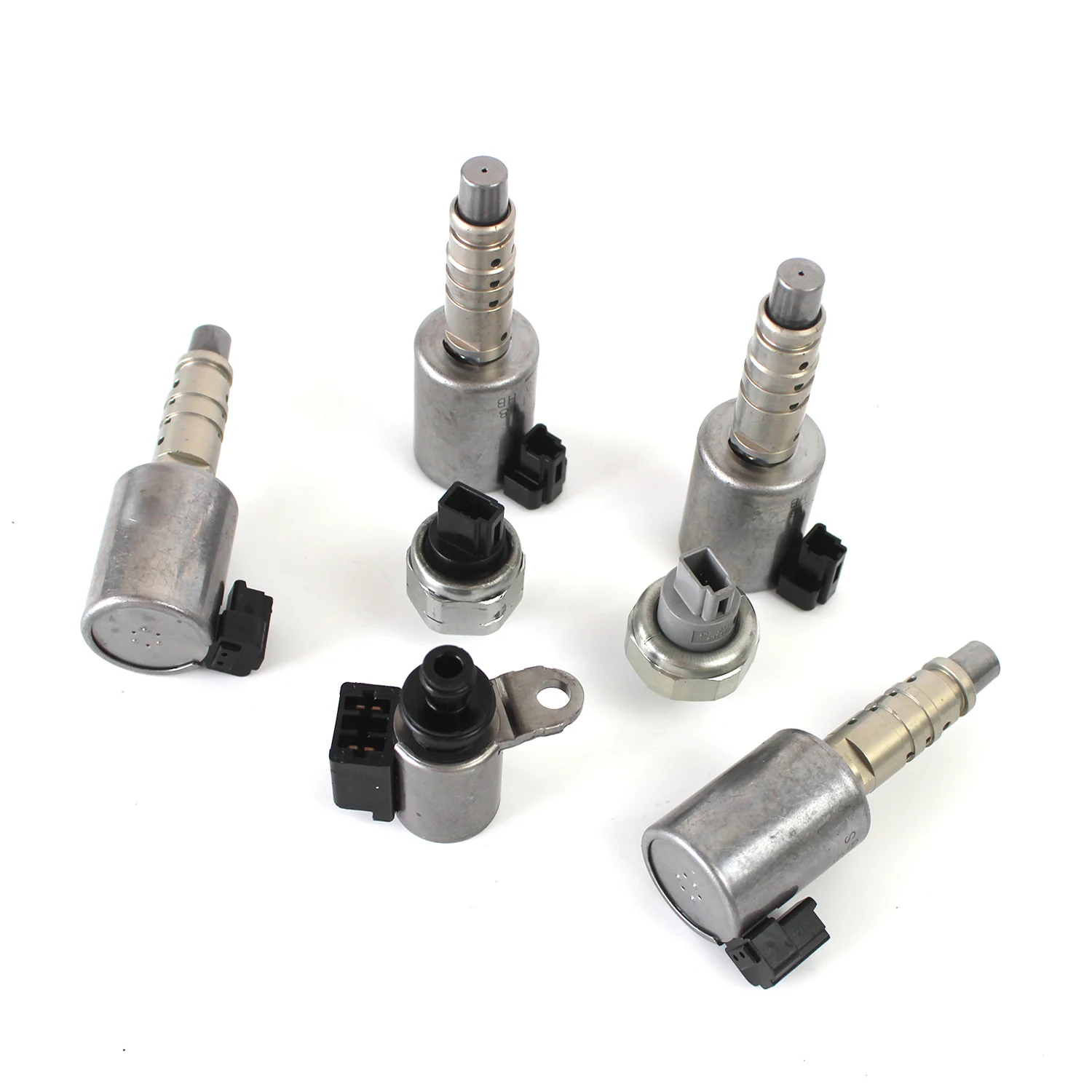 7PCS RE0F10D JF016E JF017E CVT8 Transmissie Solenoid Kit W/Druk Sensor Past voor NISSAN TEANA 2012-14 L4 2.0L 2.5L V6 2.5L