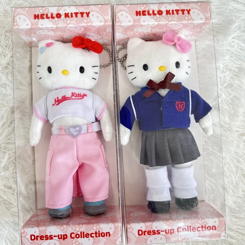 In Stock Authentic Miniso Series Bag Pendant Hello Kitty 50 Limited Long Leg Doll Handmade Cute Doll Christmas New Year Toy Gift