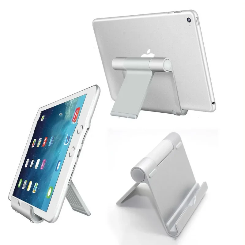 Fashion Folding Aluminum Tablet PC Stand Adjustable Angle Multifunctional Bracket Desktop Mobile Phone Holder for All Tablet