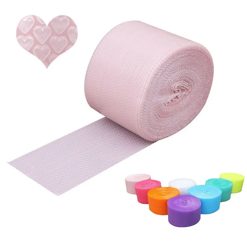 0.2mm X 5M หัวใจบัฟเฟอร์ Bubble Wrap กระดาษถุงฟองของขวัญ Vintage บรรจุภัณฑ์โฟมม้วนสําหรับแพคเกจกระเป๋า QPD01