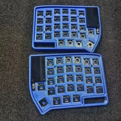 For Lily58 Split Keyboard Kit Customized Hot-swap Single Mode Wireless 2.4G VIA Program15-laye Layout Keyboard for MX Switch