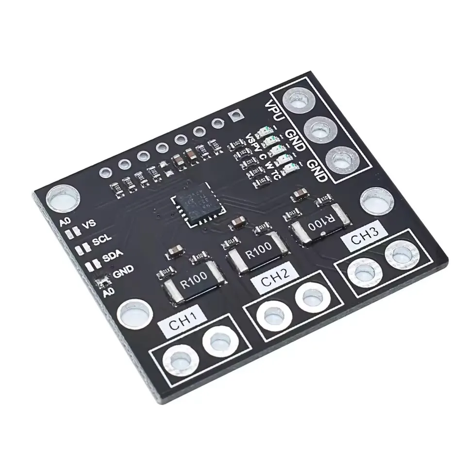 INA3221 3-Channel Current Voltage Sensor Module High-Side Shunt Monitor I2C SMBUS for Arduino DIY