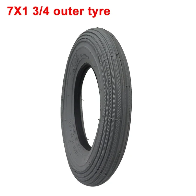 7inch 7x1 3/4 Pneumatic Tires Inner Tube Outer Tire for 7 Inch Electric Wheelchair Front Wheel Accessories