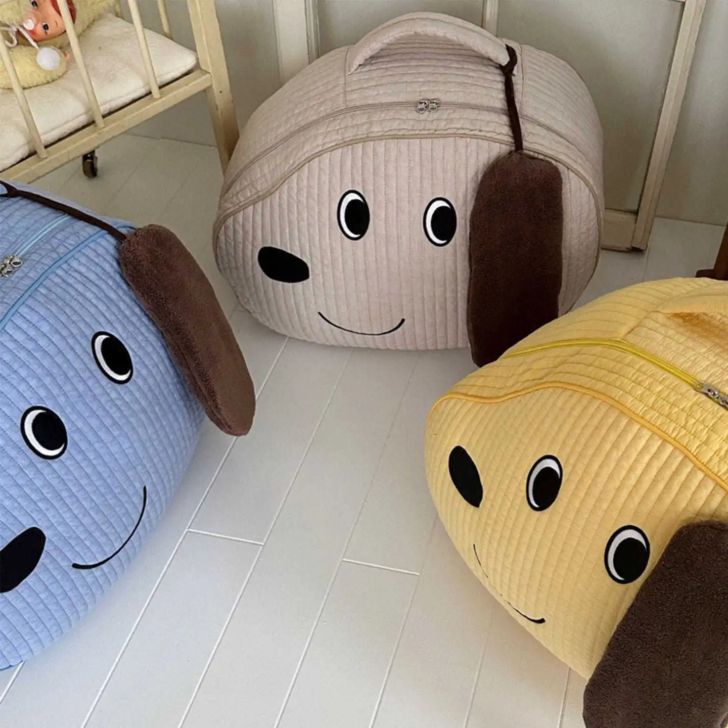 Bolsas de almacenamiento de edredón de jardín de dibujos animados para bebé, bolsa de viaje de gran capacidad para mamá, bolsas de pañales, novedad