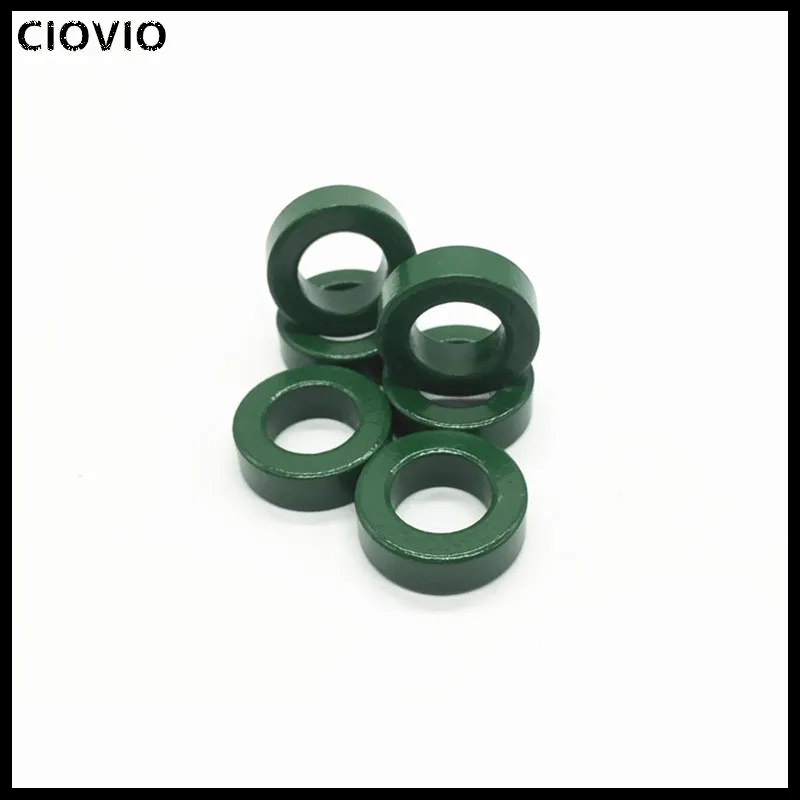 

CIOVIO 20PCS 50PCS 100PCS Mn-Zn Green Ferrite Magnetic Ring 25*15*10mm Anti-Interference Core Filter Coil Inductor Shielding