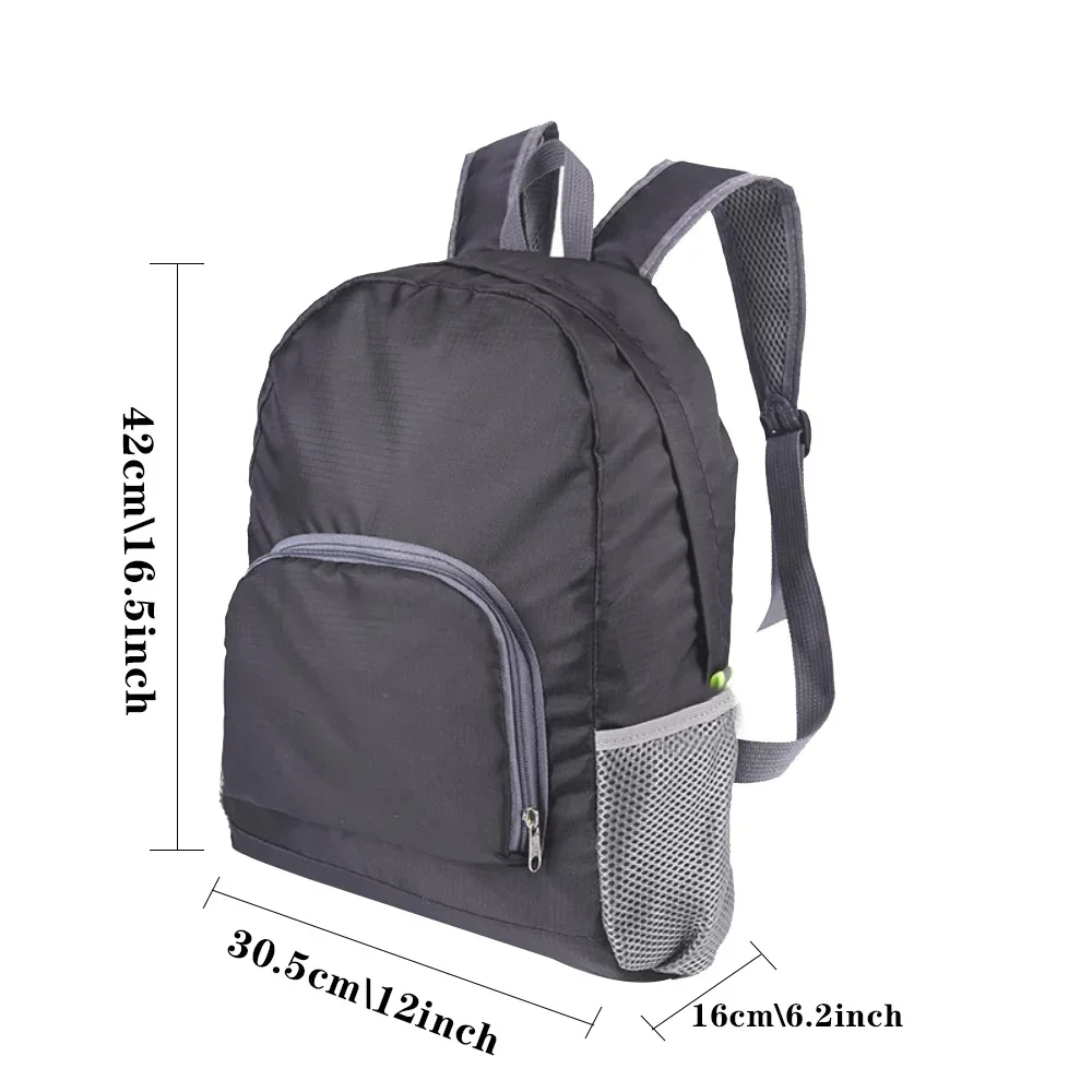 Aesthetic Men Backpack Ultralight Foldable Daypack Men Travel Hiking Outdoor Pack Sport  Samurai Pattern Series Schoolbag