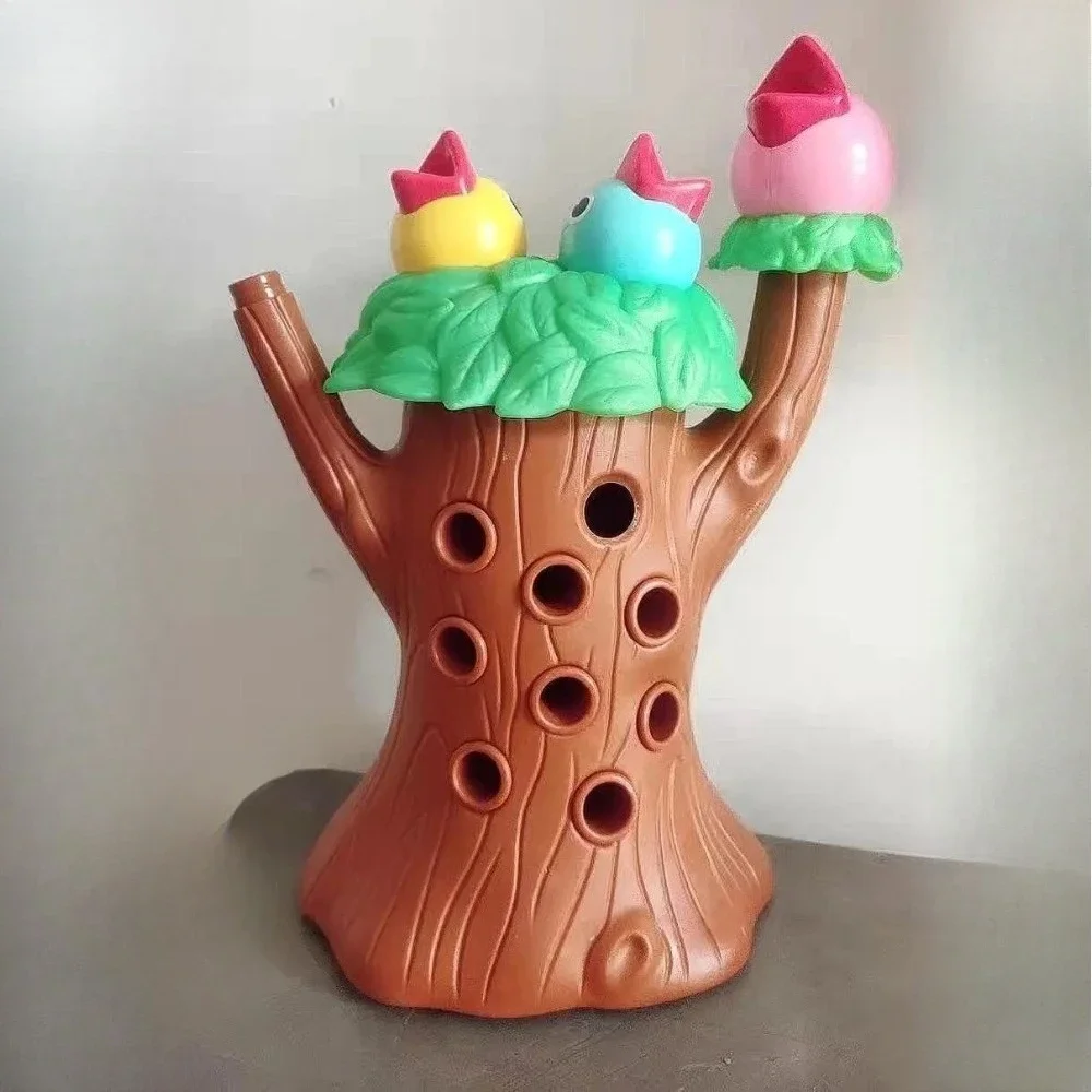 Gioco picchio con illuminazione parlante: abbinamento colorato di forme di insetti, giocattolo per addestramento alla coordinazione occhio-mano per bambini