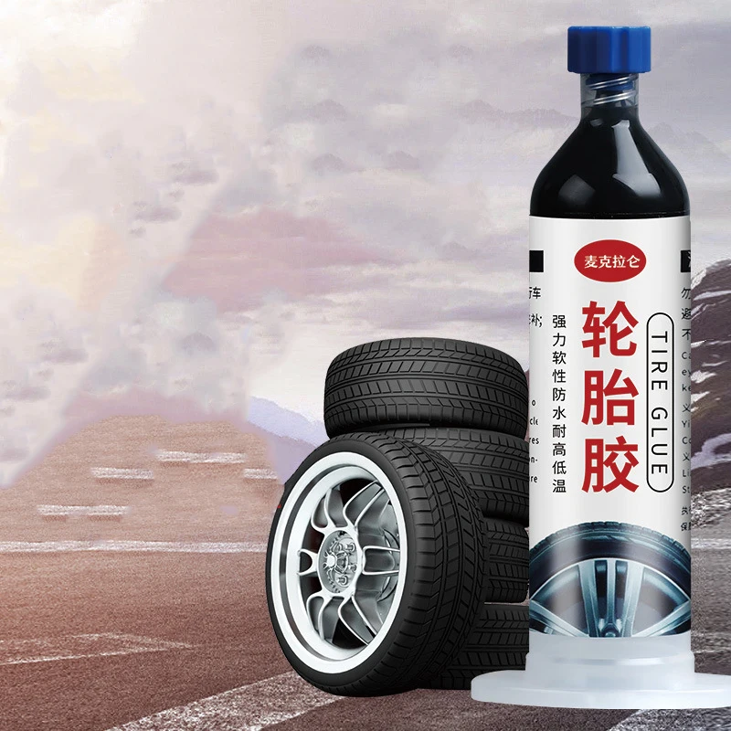 Black Tyre Repair Wear resistant and high-temperature resistant tire rubber Non-corrosive Adhesive Glue Car Instant Strong Tools