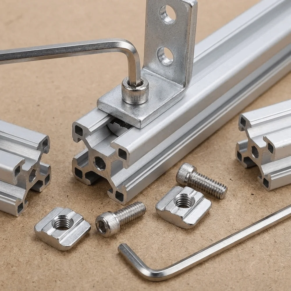 20pcs/bag Quality Stainless Steel European Standard Aluminum Profile Fasteners Stable Structure Reliable Connection Slider Nuts