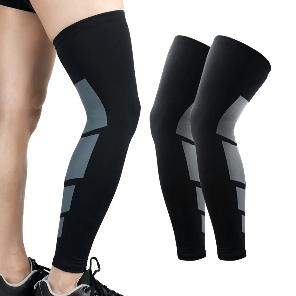 

2Pcs Durable Sports Knee Support Braces Breathable Comfortable for Football Running Fitness Kneepad Black Size M