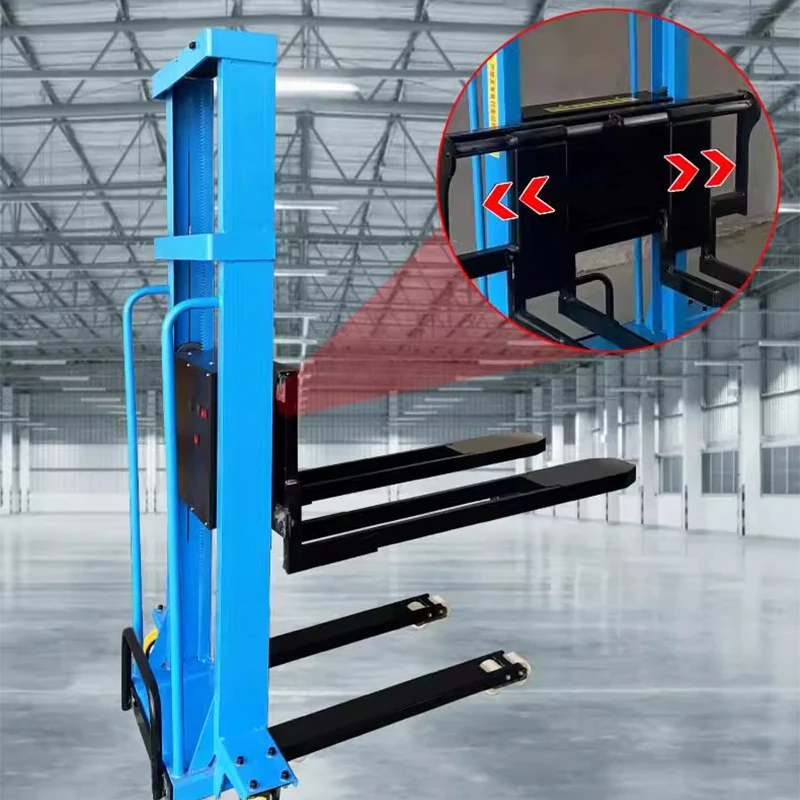 Electric Portable Forklift Truck 800KG Portable Hydraulic Loading/Unloading Tool Compact Mobile Lift Truck Pallet(Customized)