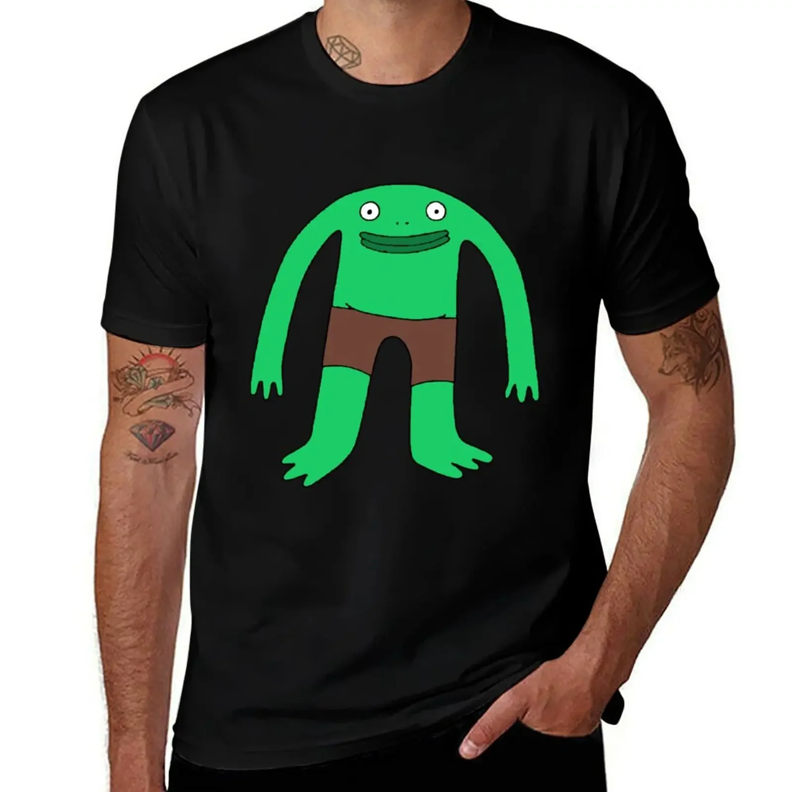 

Smiling Friends - Mr. Frog T-Shirt luxury designer anime clothes mens plain t shirts