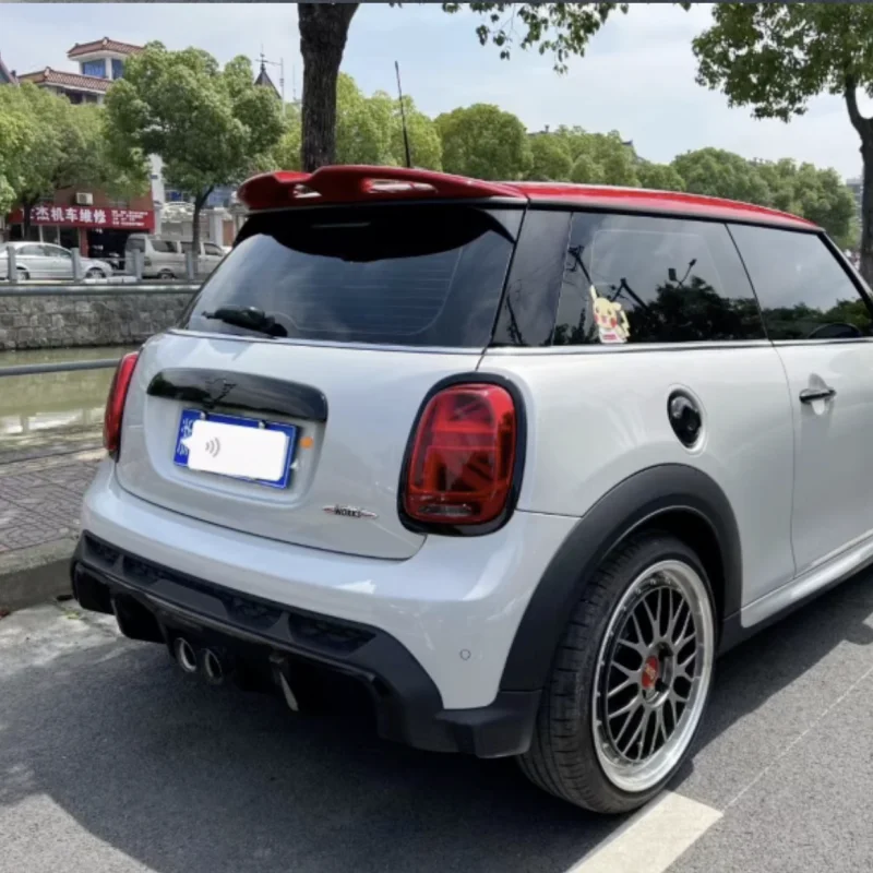 Per MINI Cooper S 2.0T F56 F55 S JCW Spoiler FRP di alta qualità non verniciato/vera fibra di carbonio 2013-2020