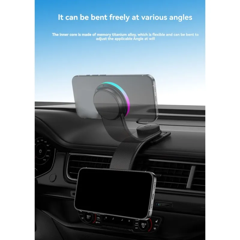 [T28C] Suitable for Phone Car Wireless Charger Magnetic Wireless Charger Car Bracket Navigation Car Wireless Charger