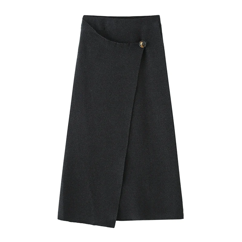 

Knitted Skirts Autumn Women's 2025 New Fashion Slim Thick Warm Women's Skirts Street Chic Autumn Travel Joker Youth Skirt