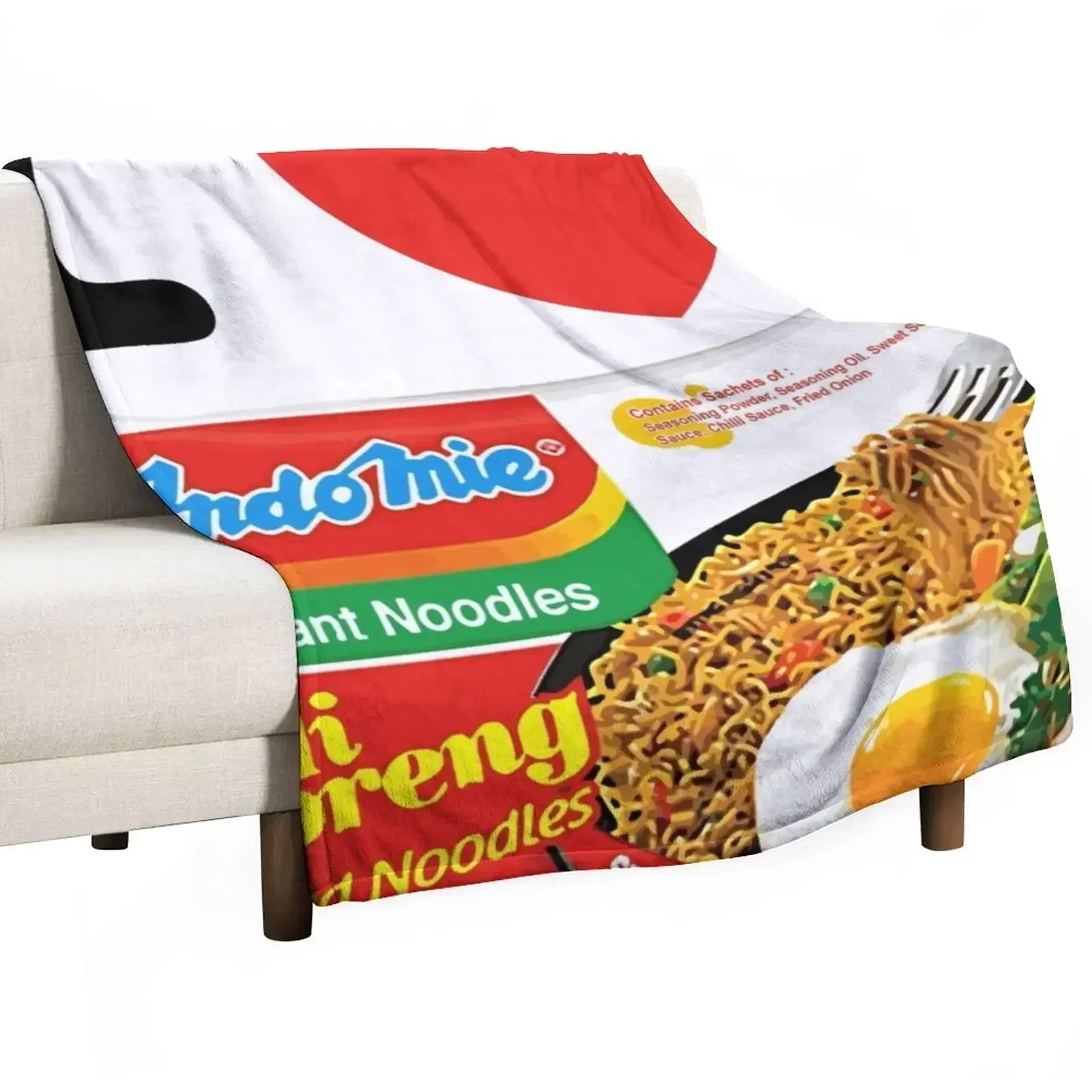 Ich liebe mi goreng i herz mi goreng indomie migo reng decke extra große werfen cosplay anime weich ste süße decken