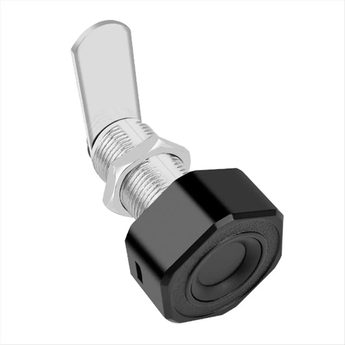 L63A Tuya APP Remote Control Smart Fingerprint Cabinet Drawer Strongbox Mailbox Electric Lock Black L30mm