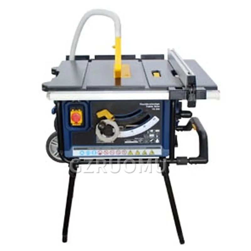TS250 Dust-Free Woodworking Circular Saw 10-Inch Multifunctional Table Chainsaw Retractable Wood Board Cutting Machine Panel Saw