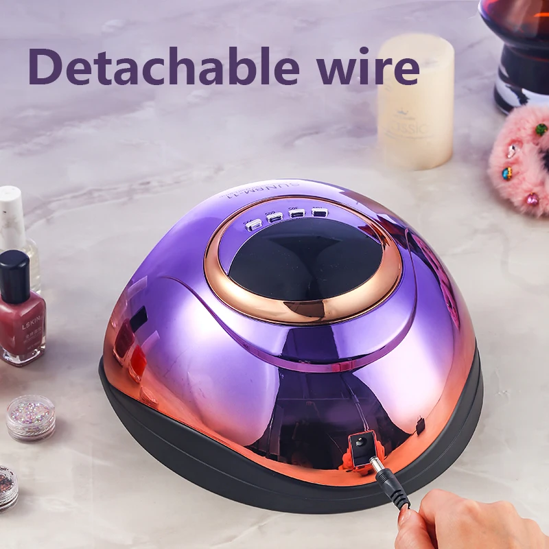 280W 66 LEDs UV LED Nail Lamp for Professional Nails Gel Polish Fast Curing Electroplated Dryer Drying UV Light Lamps