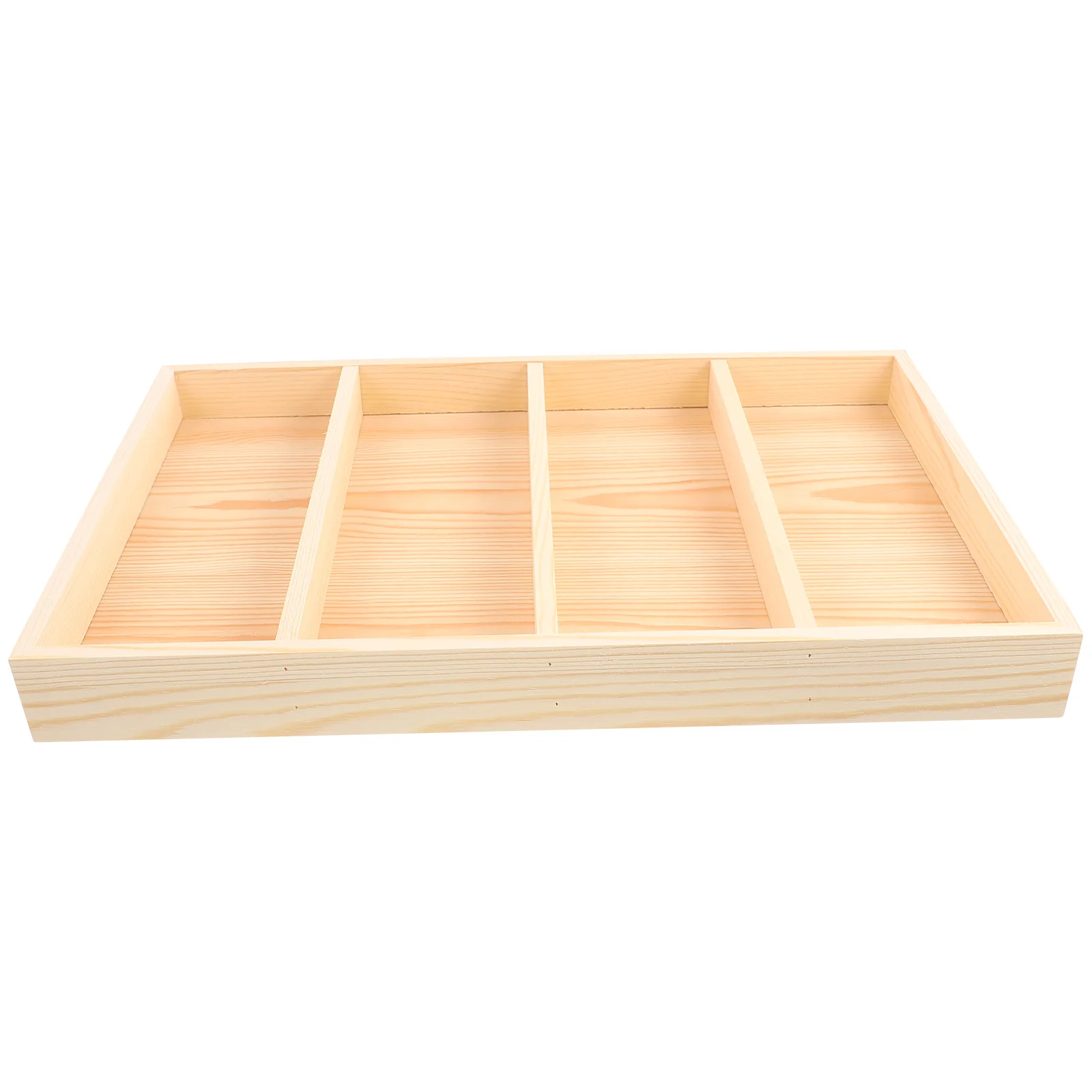 Storage Tray Jewelry Dish Charm Pendant Holder Beads for Making Trays Necklaces Home Organizer Wooden Display Case Decorate