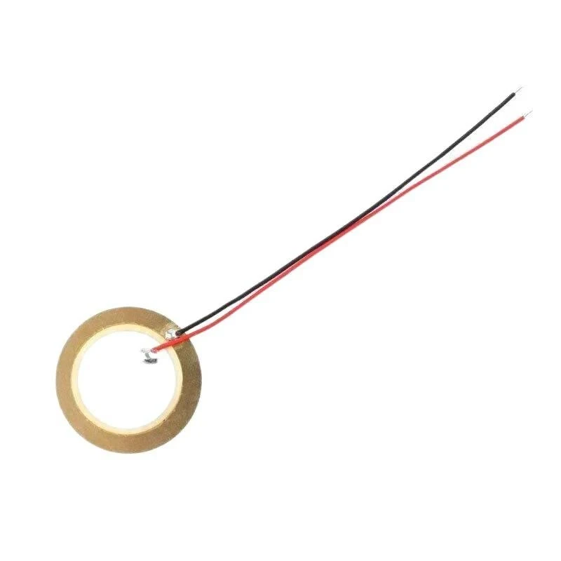 5/10/20PCS Buzzer Piezoelectric Piezo Ceramic Wafer Plate Piezo Element Diameter 12MM 15MM 18MM 20MM 27MM 35MM 50MM with Wire