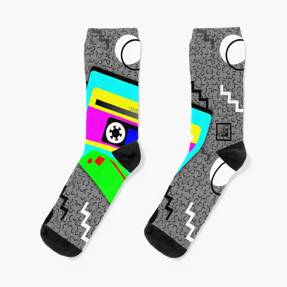 

Test print - Tape Socks loose cotton hiking short Ladies Socks Men's