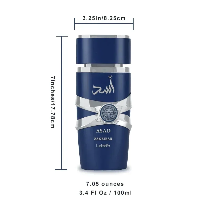 100ml Fragrance for Men Original Perfume Spray Deodorant for Men and Women Gift Yara Moore Douce Asad A Lasting Date Deodorants