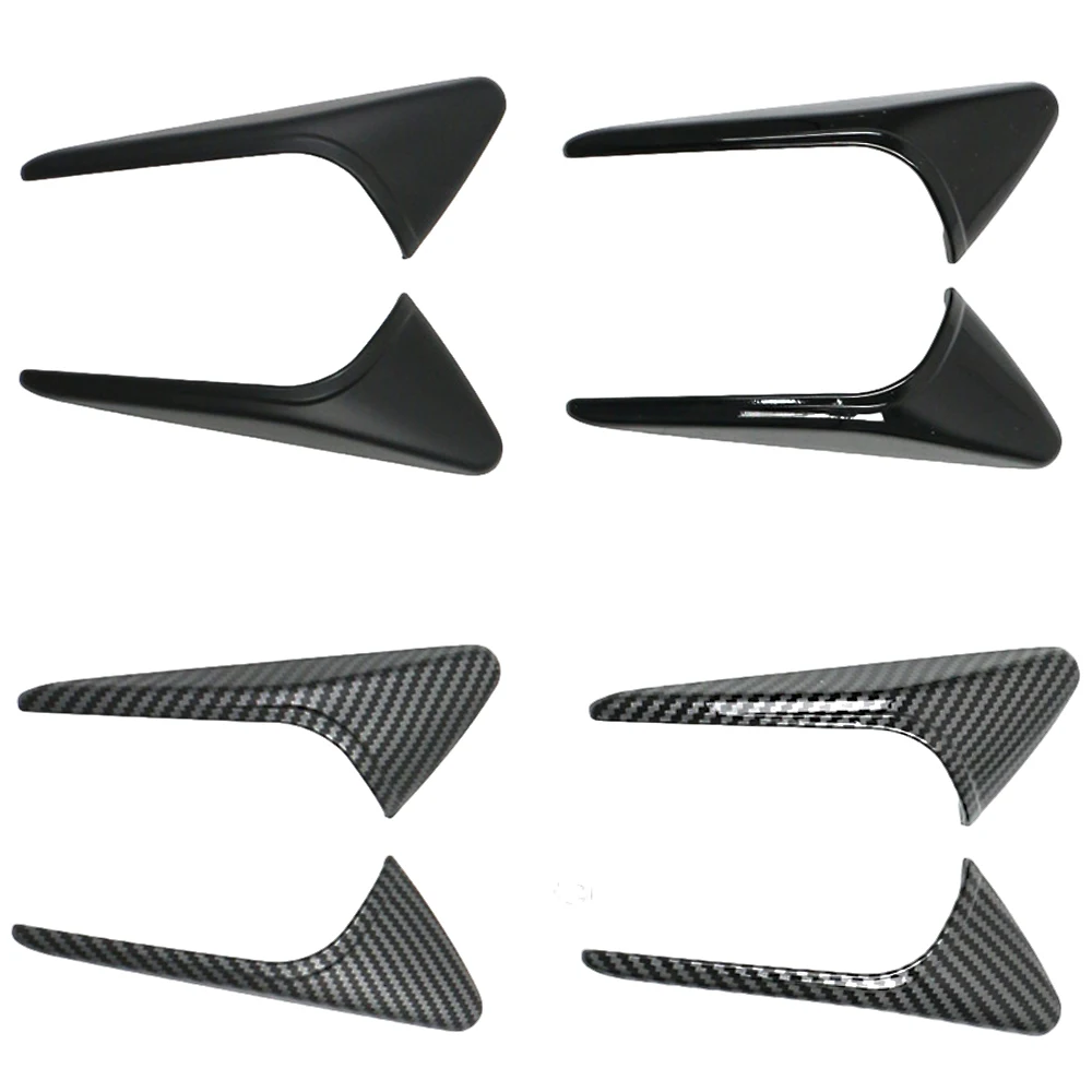 2x Camera Flanks for Tesla Model 3 2024 Car Side Wing Panel Cover Spoiler Dust Cover Modification Accessories Fender Cover Trim