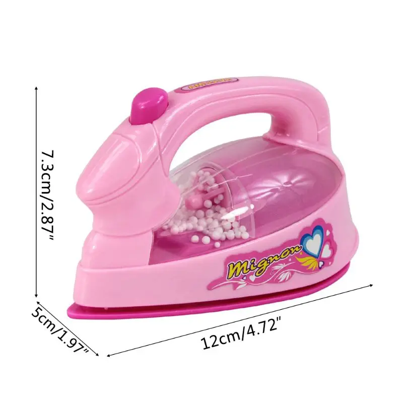 Crianças criança menino menina mini cozinha aparelho elétrico conjunto de brinquedos de ferro elétrico du