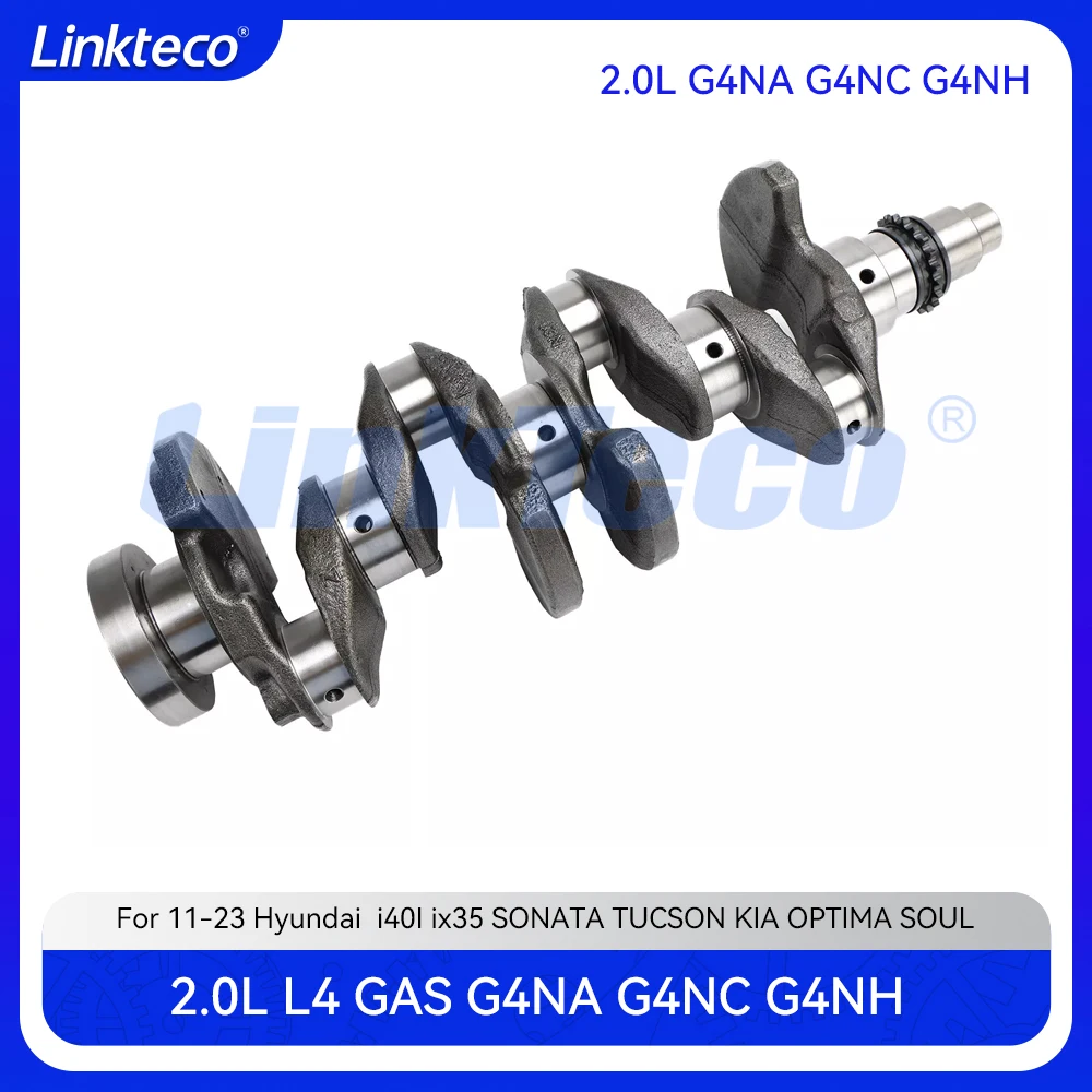 

Engine Crankshaft Fit 2.0 T L L4 GAS G4NA G4NC G4NE G4NH For 11-23 Hyundai Creta Elantra i40 CARENS KIA SOUL Sportage 2.0L 2.0T